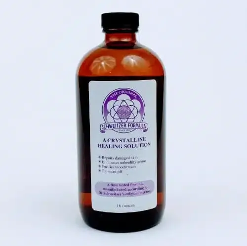 Schweitzer Formula 16oz amber glass bottle